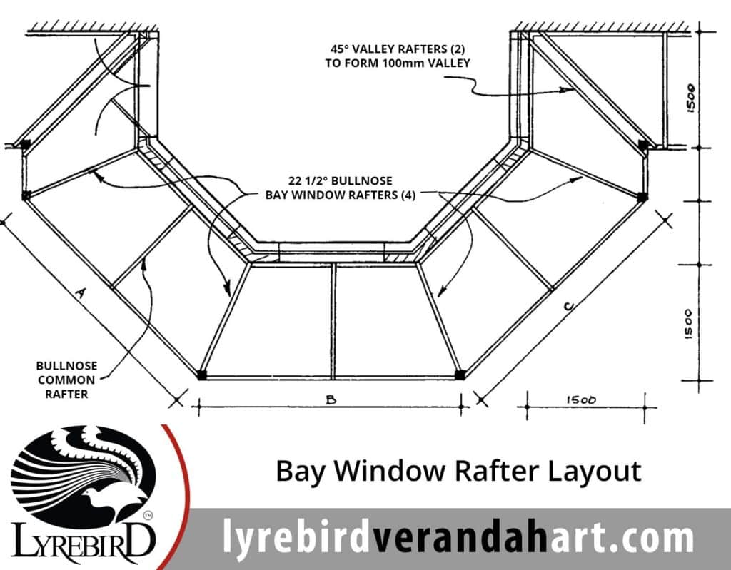 Bay Window Rafter Layout - Lyrebird Enterprises