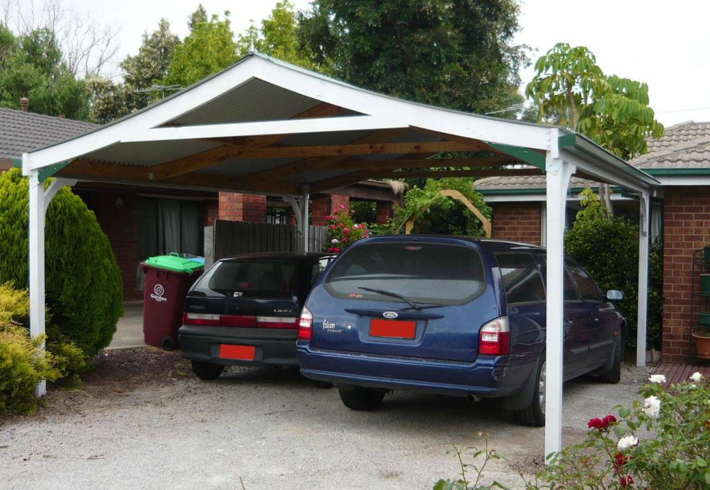 Double Concave Truss - Curved Roof Timber Carport Kits - Lyrebird Enterprises