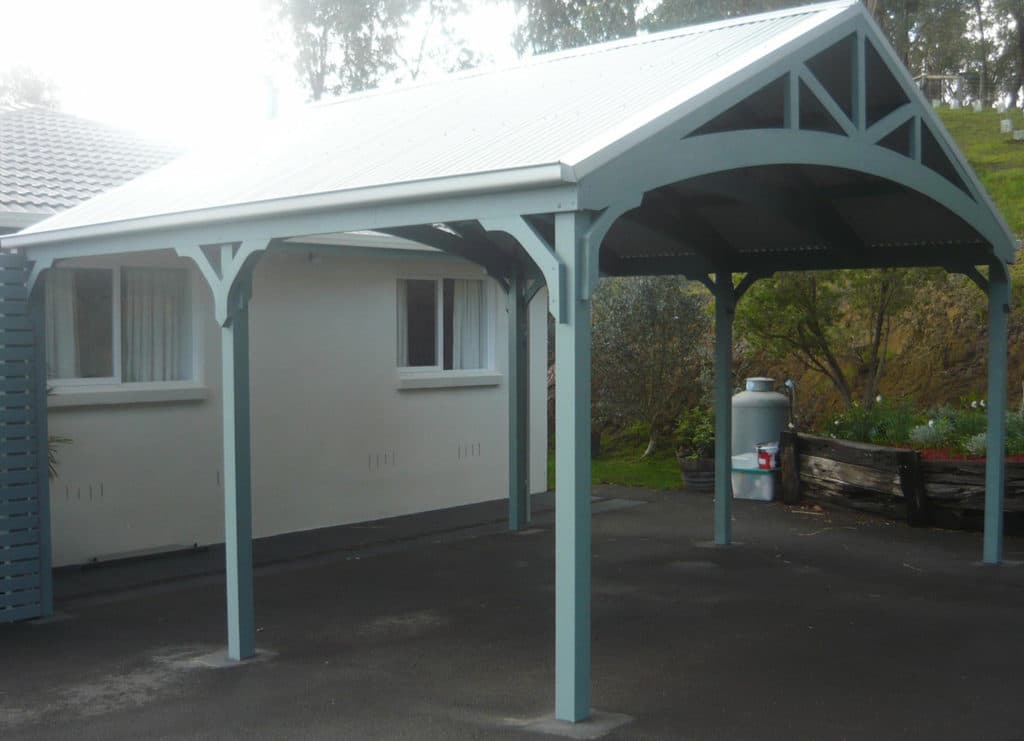 Double Smart-Arch Truss - Curved - Curved Roof Timber Carport Kits - Lyrebird Enterprises