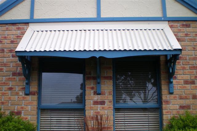 Profile BA - Front View - Window Canopy / Window Awning Kits - Lyrebird Enterprises