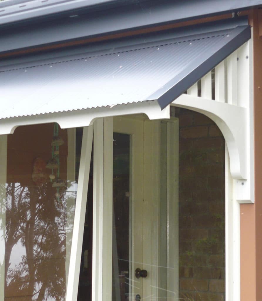 Profile BF - Bracket Detail - Window Canopy / Window Awning Kits - Lyrebird Enterprises