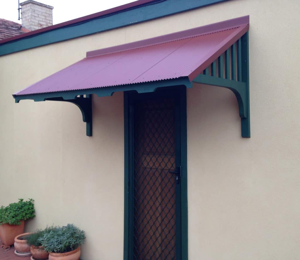 Profile BF - Over Door - Window Canopy / Window Awning Kits - Lyrebird Enterprises