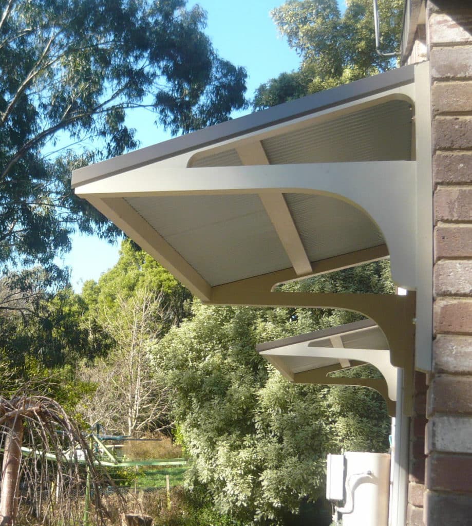 Profile D3 - Brick Mounted - Door Canopy Kits - Lyrebird Enterprises
