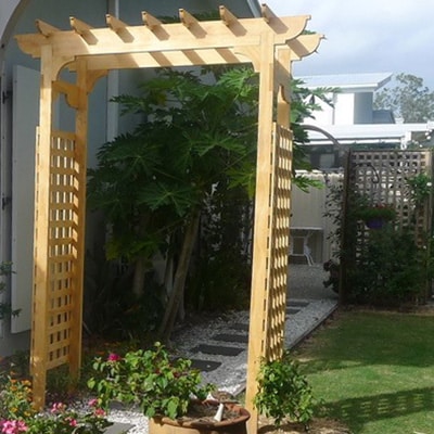 Shop our Timber Garden Arches and Garden Feature Art - Lyrebird Enterprises