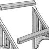 Window Canopy Battens - Angled to 15, 30 and 45 Degree Roof Pitch - Lyrebird Enterprises