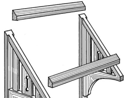 Window Canopy Battens - Angled to 15, 30 and 45 Degree Roof Pitch - Lyrebird Enterprises