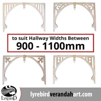 Hallway Arches to suit 900-1000mm Widths - Decorative Timber Products - Lyrebird Enterprises