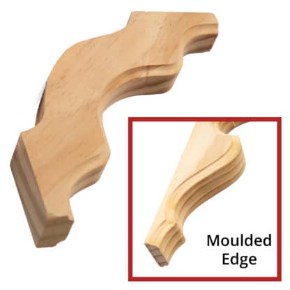 BB104 Moulded Edge Post Corner Bracket - Verandah Decoration - Lyrebird Enterprises