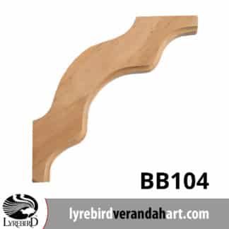 BB104 Profile Post Corner Bracket - Verandah Decoration - Lyrebird Enterprises