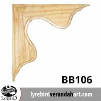 BB106 Profile Post Corner Bracket - Verandah Decoration - Lyrebird Enterprises