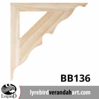 BB136 Profile Post Corner Bracket - Verandah Decoration - Lyrebird Enterprises